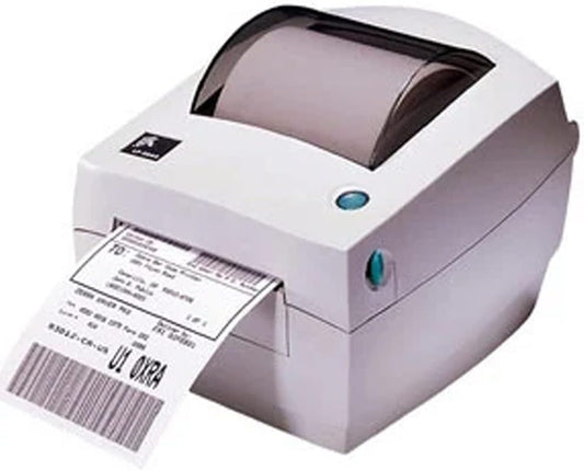 #S6A Zebra LP 2844 Printer 2844-20301-0001 W/Dispenser, New Adapter & Cables