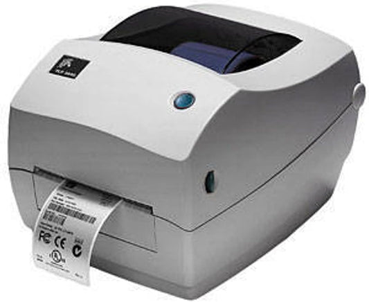 #S6B Zebra TLP 2844 Printer 2844-10301-0001 W/New Adapter, USB, Power Cables &Print