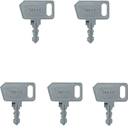 #361144 Tennant Sweeper Scrubber Ignition Keys (5) R14 6100 6200 6400 7100 7200 7300 8300 S20 T5 T7 T12 T15 T16 T17 4VDR4 4VDR5 4VDR6 4VDR7 4VDW8 Nobles Strive Rider, SpeedScrub Rider, EZ Rider HP